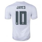 Camisa Real Madrid Home versão torcedor (Climacool) 15/16 JAMES 10