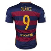 Camisa Barcelona Home versão Jogador (Authentic) 15/16 SUÁREZ 9