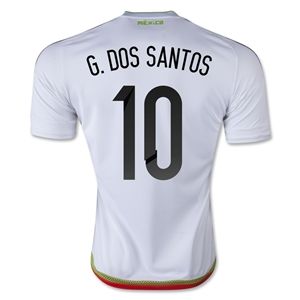 Camisa México Away versão Torcedor (Climacool) 2015 G. DOS SANTOS