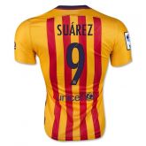 Camisa Barcelona Away versão Jogador (Authentic) 15/16 SUÁREZ 9