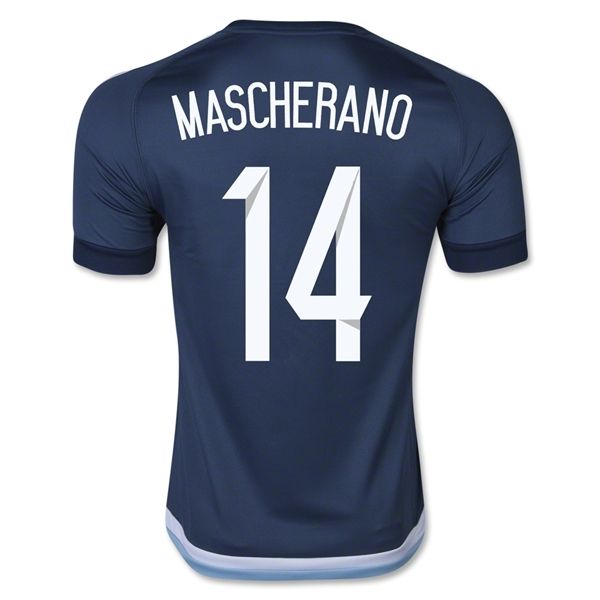 Camisa Argentina Away versão Torcedor (Climacool) 2015 MASCHERANO