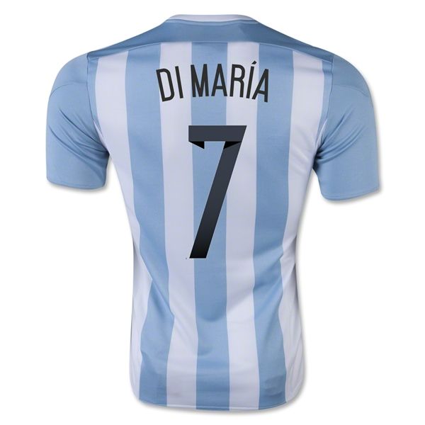 Camisa Argentina Home versão Torcedor (Climacool) 2015 DI MARIA