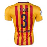 Camisa Barcelona Away versão Jogador (Authentic) 15/16 PIQUÉ 3