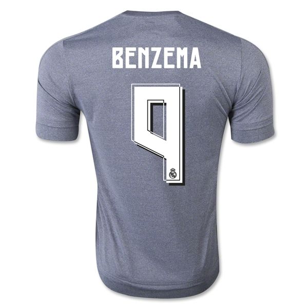 Camisa Real Madrid Away versão torcedor (Climacool) 15/16 BENZEMA 9