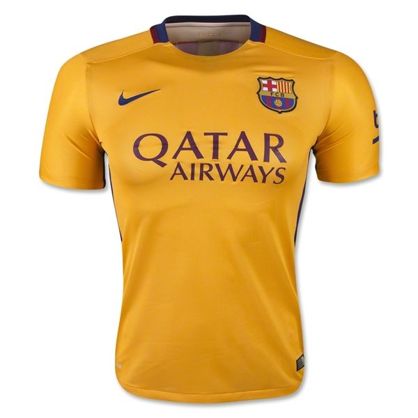 Camisa Barcelona Away versão Jogador (Authentic) 15/16