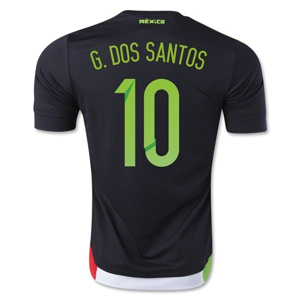 Camisa México Home versão Torcedor (Climacool) 2015 G. DOS SANTOS