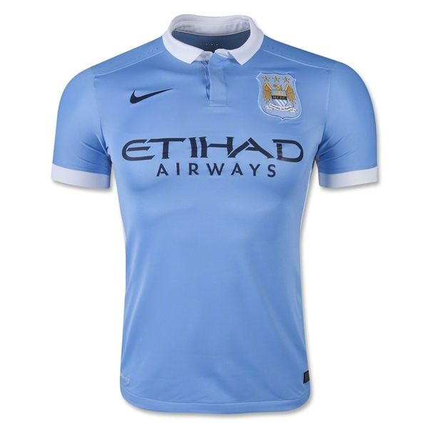 Camisa Manchester City Home versão Jogador (Authentic) 15/16