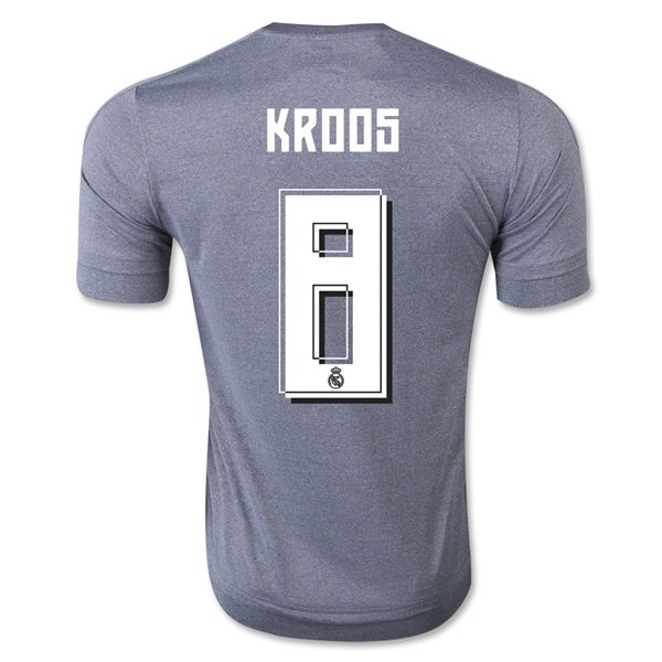 Camisa Real Madrid Away versão torcedor (Climacool) 15/16 KROOS 8