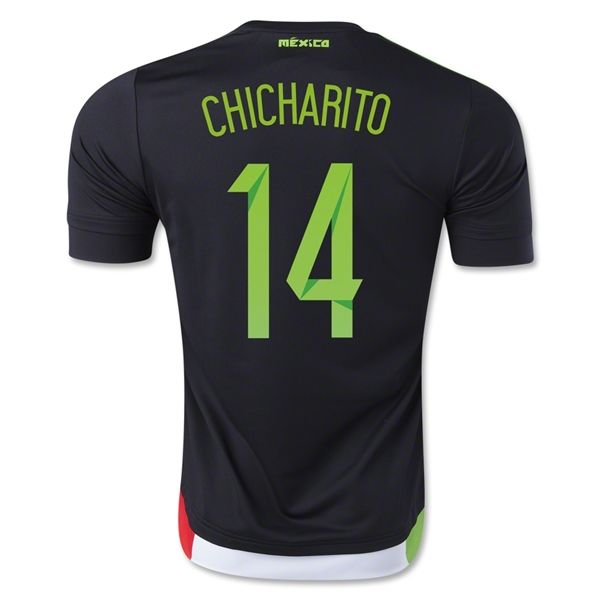 Camisa México Home versão Torcedor (Climacool) 2015 CHICHARITO