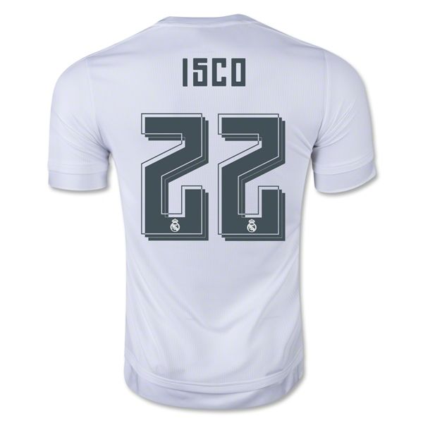 Camisa Real Madrid Home versão torcedor (Climacool) 15/16 ISCO 22