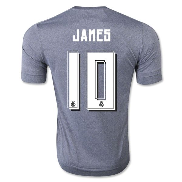 Camisa Real Madrid Away versão torcedor (Climacool) 15/16 JAMES 10